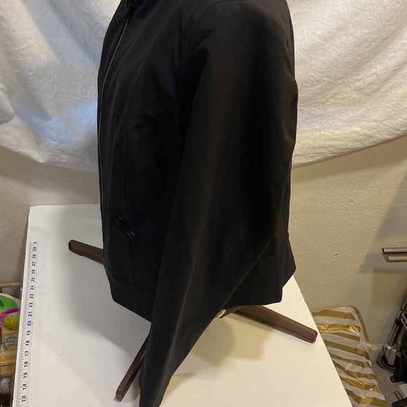 Lane Bryant Womens SZ 20 Jacket Solid Black Zip Up Long Sleeve Zip Pockets NWOT - Picture 9 of 13